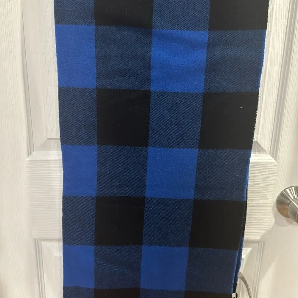 WOOLRICH BLANKET. BUFFALO BLUE